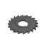 Three-sided milling cutter 80 x 5 x 27 HSS with straight tooth Z=18 Type 1 GOST 28527-90 Beltools