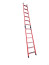 LSPTD-3.0AMG fiberglass ladder, transformable into a stepladder, metal end caps, with abrasive coating of the steps