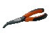 Long pliers with curved jaws, 160mm 2427 G-160