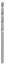 Metal drills HSS-G, DIN 338 2.5 x 30 x 57 mm, 2608585909