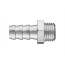 Hose fitting 10 mm, with thread M 1/4";