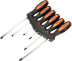 Screwdriver set (Avtodor) 6pr.(reinforced; with square rod) 39480