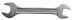 Horn wrench 20x22 mm Chrome vanadium steel. (Satin)