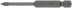Tile and glass drill bit, hexagon U-shank for a 4x70 mm bit