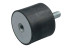 Vibration isolator with external and internal threads, type EC (B) M8x23 51.39 kg A00006.16003003008