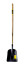 Large shovel shovel with a wooden handle 1200 mm LBSCH1