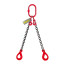 OCALIFT 1.6t 2.5m Sling 2CC Chain T8 G80 glazed chain with self-closing hooks and shorteners 2SC1600T25SH