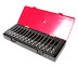 Set of 1/2" TORX,HEX,SPLINE 15-piece heads and bit heads in a JTC case