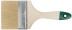 Кисть флейцевая "Хард", натуральная светлая щетина, деревянная ручка 4" (100 мм)