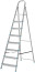 Steel ladder, 8 steps, weight 8.85 kg