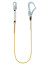 Fireproof single rope sling with shock absorber Vesta model B (O) length 2 meters