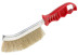Brush No.113 17430001 with plastic handle, brass