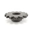 Three-sided milling cutter 100 x 14-16 x 27 with mechanical fastening 4gr. pl. SPMT 09T308 Z=10 (2x5) with flange AS290-R100.1416.05.B27 "Russian Tool" (RI)