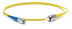FC-S2-9-FC/UR-ST/UR-H-10M-LSZH-YL Патч-корд волоконно-оптический (шнур) SM 9/125 (OS2), FC/UPC-ST/UPC, 2.0 мм, simplex, LSZH, 10 м