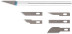 Breadboard knife with 6 blades