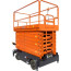 Self-propelled scissor lift GROST Tower Drive 500-11 (13m) with extendable platform