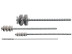 Brush ruff IBE, 125*25 mm, diameter 8.2 mm, nylon abrasive/aluminum oxide K 600/0.30 mm, shank 3.2 mm