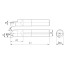 Turning holder C12Q-SCLCL06 boring left