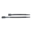 Cable tie, with double lock, color black, 9x300 mm (pack.100 pcs)