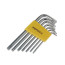 TORX ER-25107T Wrench Set: L-shaped T10-T40 7pr. EUREKA /1/12/72