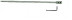 Extension to the screw drill, shank up to 7 mm, 330 mm