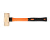 Blunt-nosed sledgehammer 0.450 kg BeCu handle fiberglass intrinsically safe 191-1002, HORTZ