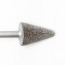 NS613 Rough cone, Ø22.2x31.7mm, 6.3mm pin, 330 Grit