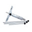 Micrometer depth gauge 0-300 mm (0.01 mm)