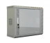 TWS-1225-GP-RAL7035 Wall cabinet 19-inch (19"), 12U, 650x600x250, with glass door, non-removable side panels, color gray (RAL 7035) (assembled)