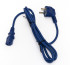PWC-IEC13-SHM-5.0-BL Computer power cable (Schuko+C13) (3x1.0), 10A, corner plug, 5m, color blue (PVS-AP-3*1,0-250- S22C13-10-5.0 GOST 28244-96)