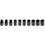 Replaceable shock heads 1/2", 10-24 mm, set of 10 pcs.