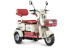 Electric tricycle Rutrike Gelbert Mercury 48V/60V 650W, white and red