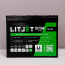 Литиевый аккумулятор тяговый LITJET BLACK LiFePO4 12V 75Ah 960Wh IP65 small monitor