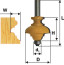 Фреза кромочная фигурная мультипрофиль хв 8мм