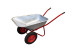 Industrialist 2-wheeled construction wheelbarrow, 110 liters, (pneumatic wheel)