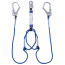 Double adjustable rope sling with shock absorber AKN31