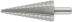 HSS step drill for metal, 13 steps, 6-30 mm
