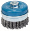 Cup brush with bundles of steel wire, 90 mm 90 mm, 0.5 mm, M14