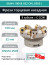 Фреза торцевая насадная 100 мм, посадка 32 мм, 8 зубьев EM44 100X8 032 ON..0505 I (с СОЖ) под пластину ISCAR