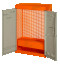 2-дверный настенный шкаф для инструментов черный 900 x 250 x 602 мм