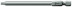 867/4 Z TORX® бита, вязкая твёрдость, хвостовик 1/4" E 6.3, TX 8 x 89 мм