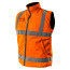 Working vest , double-sided, one side reflective, size XXL