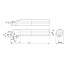 Turning holder S32S-PWLNR08 boring right