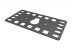 PMR-1.5U-M-RAL9005 Bracket 1.5U, "coin" type fasteners, color black RAL9005 (4 pcs. included)