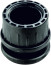 Pipe plug d60, black AKS