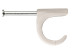 Скоба крепежная PSC 8-12 белая (5000 шт.)