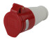 ERA R-16-3P-PE-IP44 portable socket 214 3P+PE 16A 380V IP44