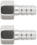Herringbone adapters 10 mm - 1/4" internal thread, 2 pcs.