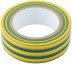 PVC self-extinguishing electrical tape 19 mm x 0.13 mm x 10 m (yellow-green)
