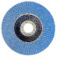 Petal End circle 125 P60 Attack Zirconium (blue)